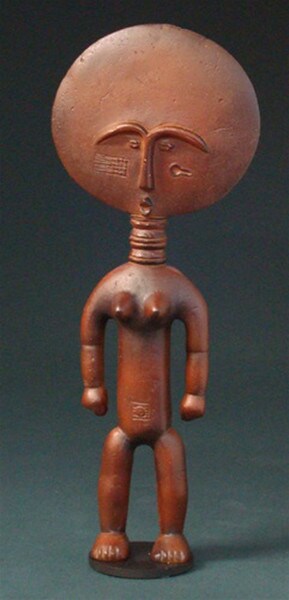 African Fertility Statue Replica Asante Female figurine Tribe Sculptures